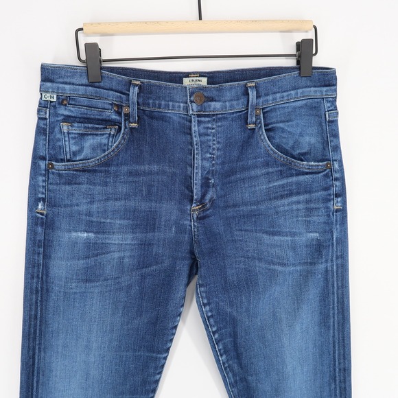 Citizens Of Humanity Emerson Jeans Womens 28 Blue Long Slim Boyfriend Button Fly - Picture 3 of 14